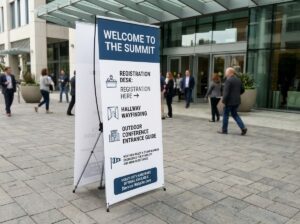 conference collapsible banners