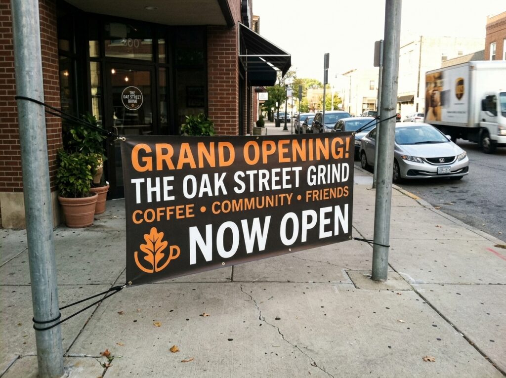 outdoor weatherproof banner